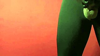 beautiful brazilian performs seductive striptease dance