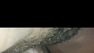 black pussy so tasty, bent over for quickie creampie doggystyle