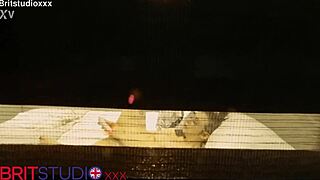 you catch your british neighbour masturbating solo in her homemade setup