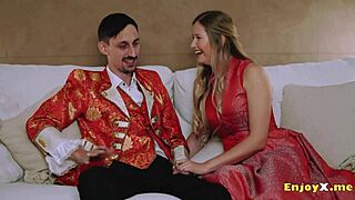 Is this insatiable blonde's shaved pussy craving more titty fucks?