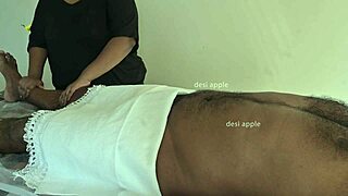 Fantasy massage turns into a steamy Indian oil session. Every touch ignites wild desire on the table.