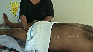 Fantasy massage turns into a steamy Indian oil session. Every touch ignites wild desire on the table.