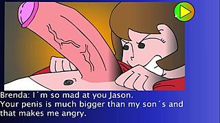 on the couch with some flashing comedy