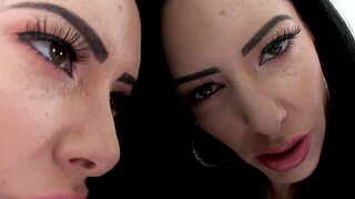 Bella Maree handles a huge cock in POV blowjob and swallows cum