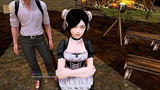 Exploring the harem hotel in this game episode 195