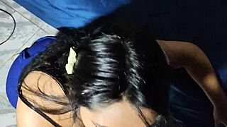 Shy girl gets her wet pussy sucked gently.