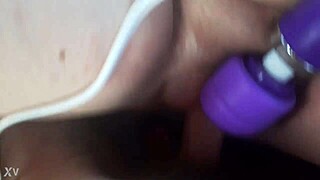 retro film featuring vibrator play