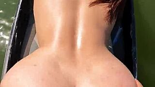 Check out the jet ski sex where big ass latina gets fucked in public on water 😘