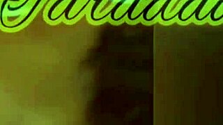 touching the black woman's big black cock during massage