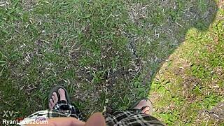 homemade solo guy offers golden shower in usa