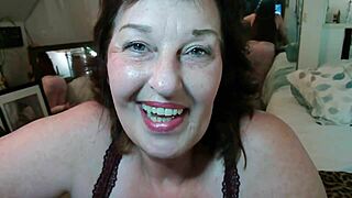 Hey Timmie, I'm watching and urging you to stroke it hard, from DawnSkye1962.