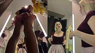 Stealing things leads to gagging blowjob and rough choking with goldie glock