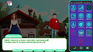 she blows him in the orchard while watching