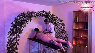 Masseuse Leaves Me Horny, I Masturbate Before He Returns!