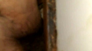 He's giving bareback again in booth with interracial daddy cock