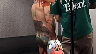 Veronica gets her first tattoo with a unique design inspired by an animal.