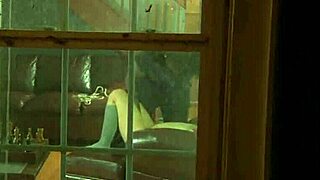 Bdsm sub toyed by black maledom while bound and hogtied.