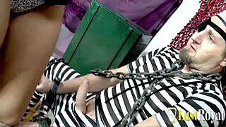 The convict says, I'm fucking this short-haired cop