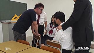 Can This Japanese Massage Turn Into Slippery Lotion Fun? See Inoue Eri’s Wild Handjob Session!