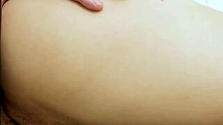 The sweet asian chick quivers with delight and excitement as he pushes on her asshole young 18+jav