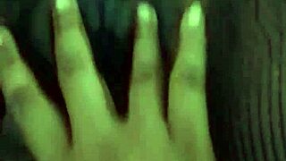 Dirty slutty maid with hairy pussy pees indoor in thong and lingerie