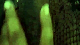 Dirty slutty maid with hairy pussy pees indoor in thong and lingerie