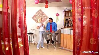 German Stepdaughter Secretly Films Wild Sex with Father