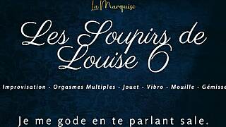 Louise's solo orgasm sighs in French audio 😍