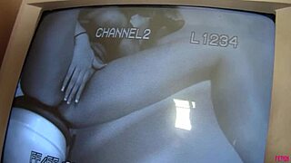 The Cock From The Glory Hole Ends Up In The Mouth Of The Busty Dana