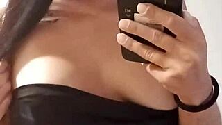 Beautiful Woman with Natural Big Tits Poses