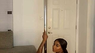 ebony petite 18+ girl flaunts her wet fat ass in style