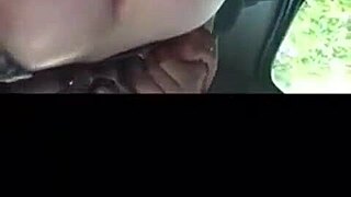 I fuck my wife in the car outdoors