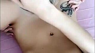 two naughty girlfriends lick wet pussies to orgasm