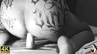 Famous singer takes it in the pussy with the mega vaginal toy.