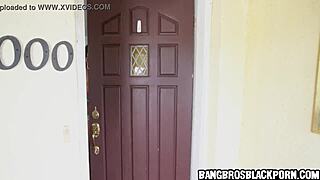 damn, watchin this hot mulatto with huge boobs suckin big black dick!