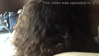 pretty pawg sucks cock long, he cums in mouth.