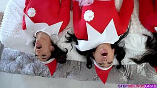 stepsisters free use as xmas elves, is that real sex?