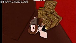 Cowgirl rides and gets fucked by the bull hard 😜