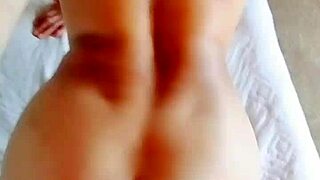 Is that petite brunette latina bent over for doggystyle with loud moans?