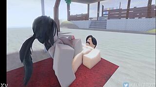 Roblox Rr34 Animation Beach Championship 😎