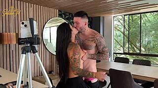 my spanish friend salome gil fucks me with his huge cock part 1