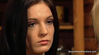 Busty Naked Slave Fingered By Mistress!