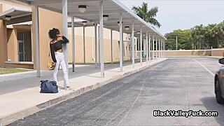 I join a hot threesome with ebony teen babes for intense blowjobs