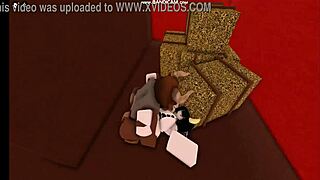 Cowgirl rides and gets fucked by the bull hard 😜