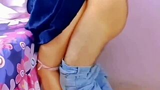 Mexican schoolgirl gets broomstick anal outdoors