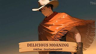 male moans and screams during intense moments