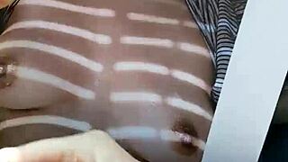 in the car, she gives a handjob and blowjob leading to cumshot tribute