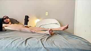 watch me masturbate with stroking, sucking, and a vibrating toy. so intense!