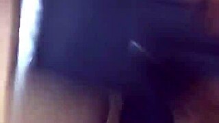 ridged dildo in sloppy cunt