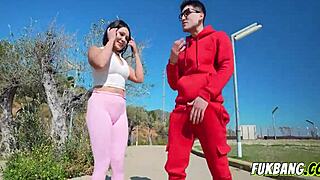 fucking hot chubby lola bratz with big tits in a wild outdoor public session